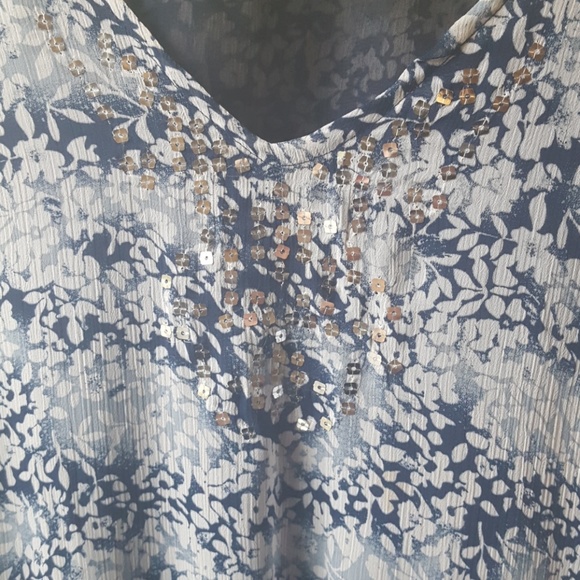 Valerie Bertinelli split sleeve top nwot - Picture 2 of 4